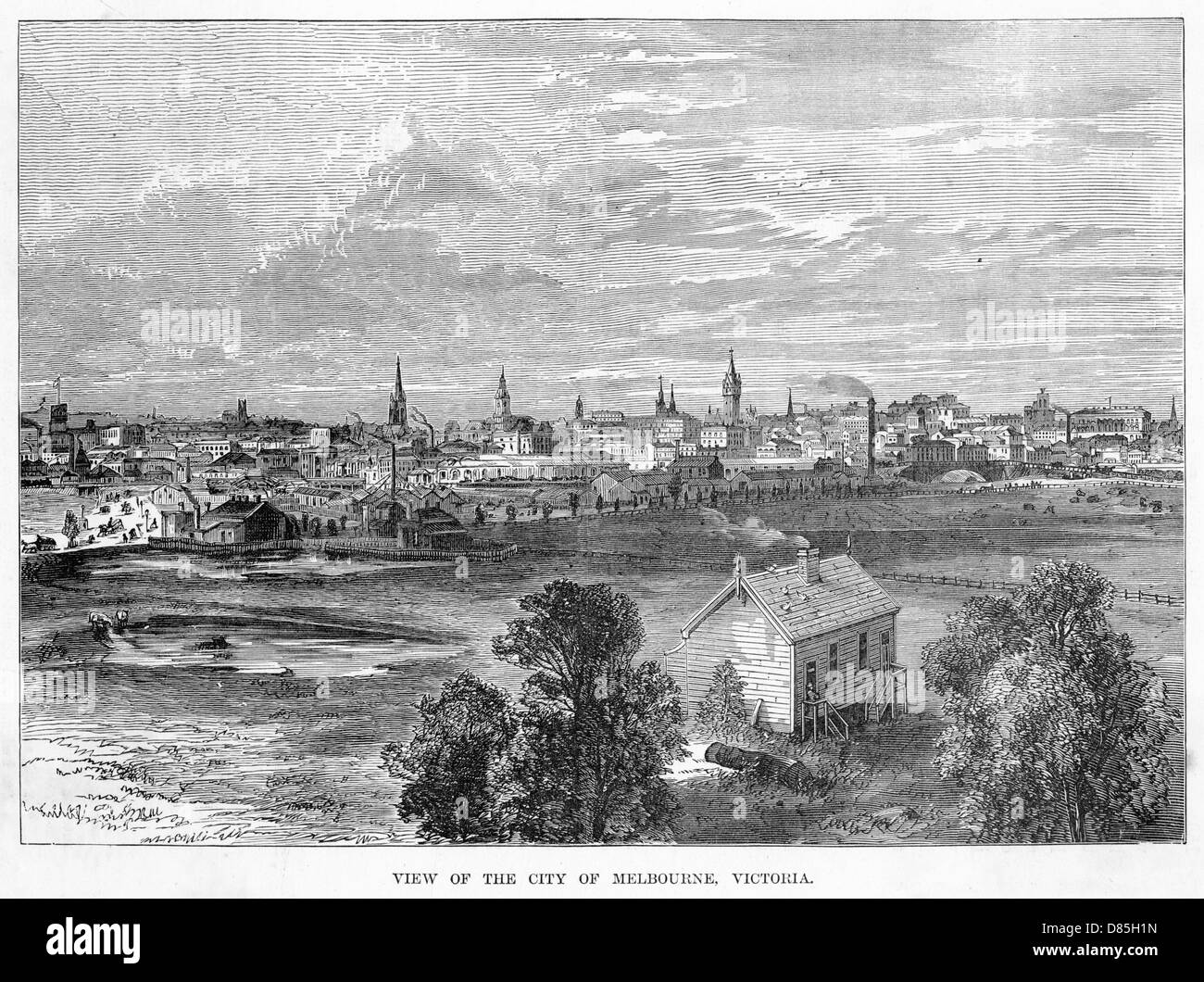 Victoria australia view Black and White Stock Photos & Images - Alamy