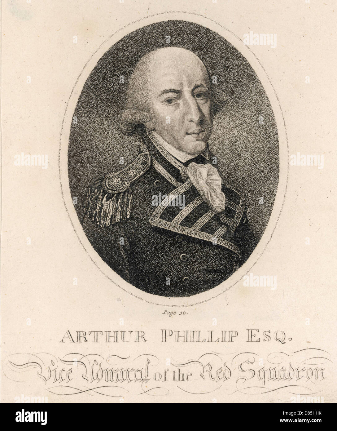 Arthur Phillip Stock Photo - Alamy