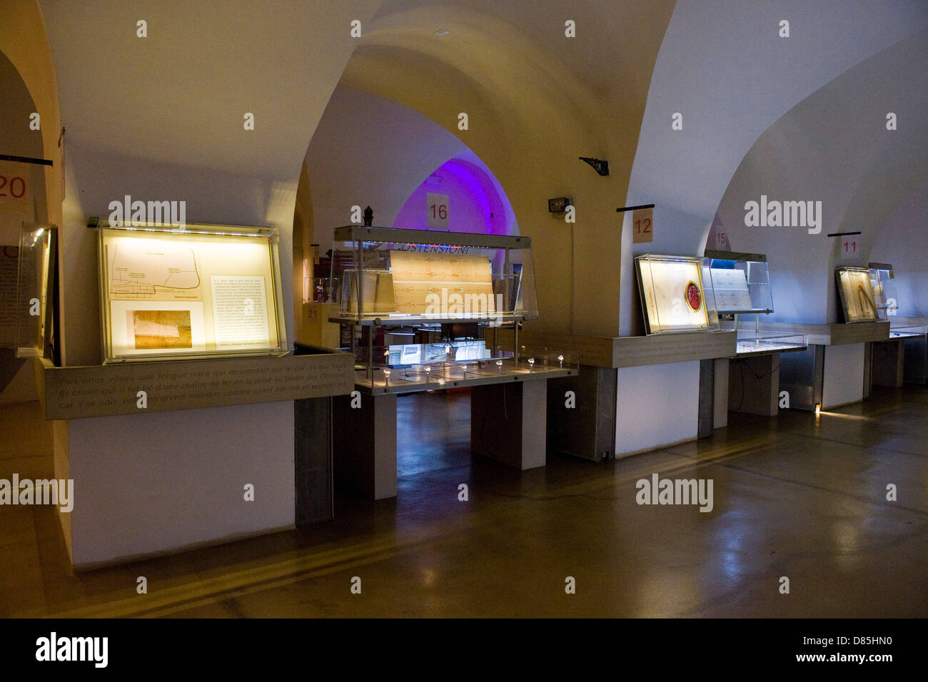 Italy Piedmont Turin Holy Shroud museum Stock Photo