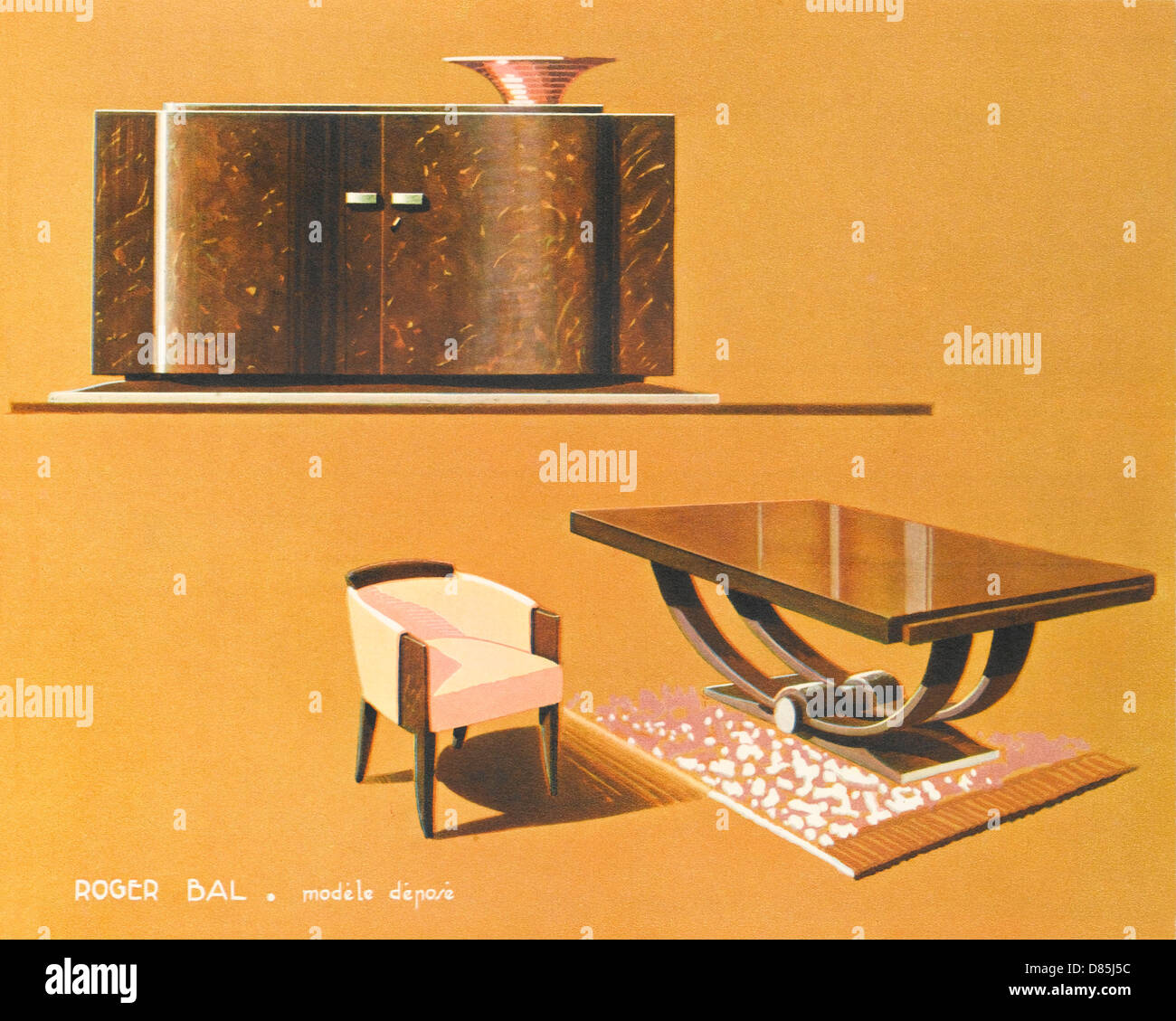 1930s dining room hi-res stock photography and images - Alamy