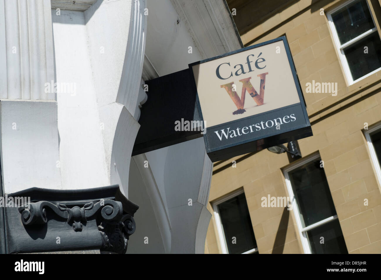 Waterstones book shop and café. Stock Photo