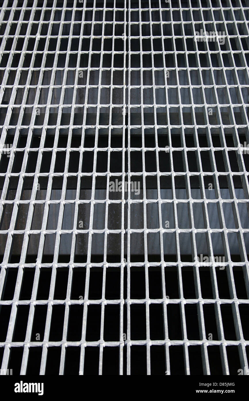 The pattern of a grate suitable for backgrounds Stock Photo