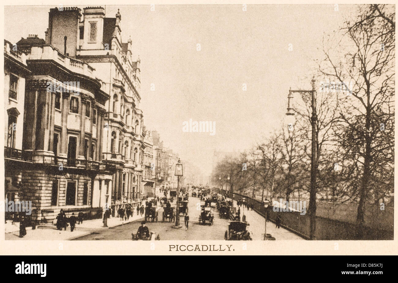 PICCADILLY 1900 Stock Photo