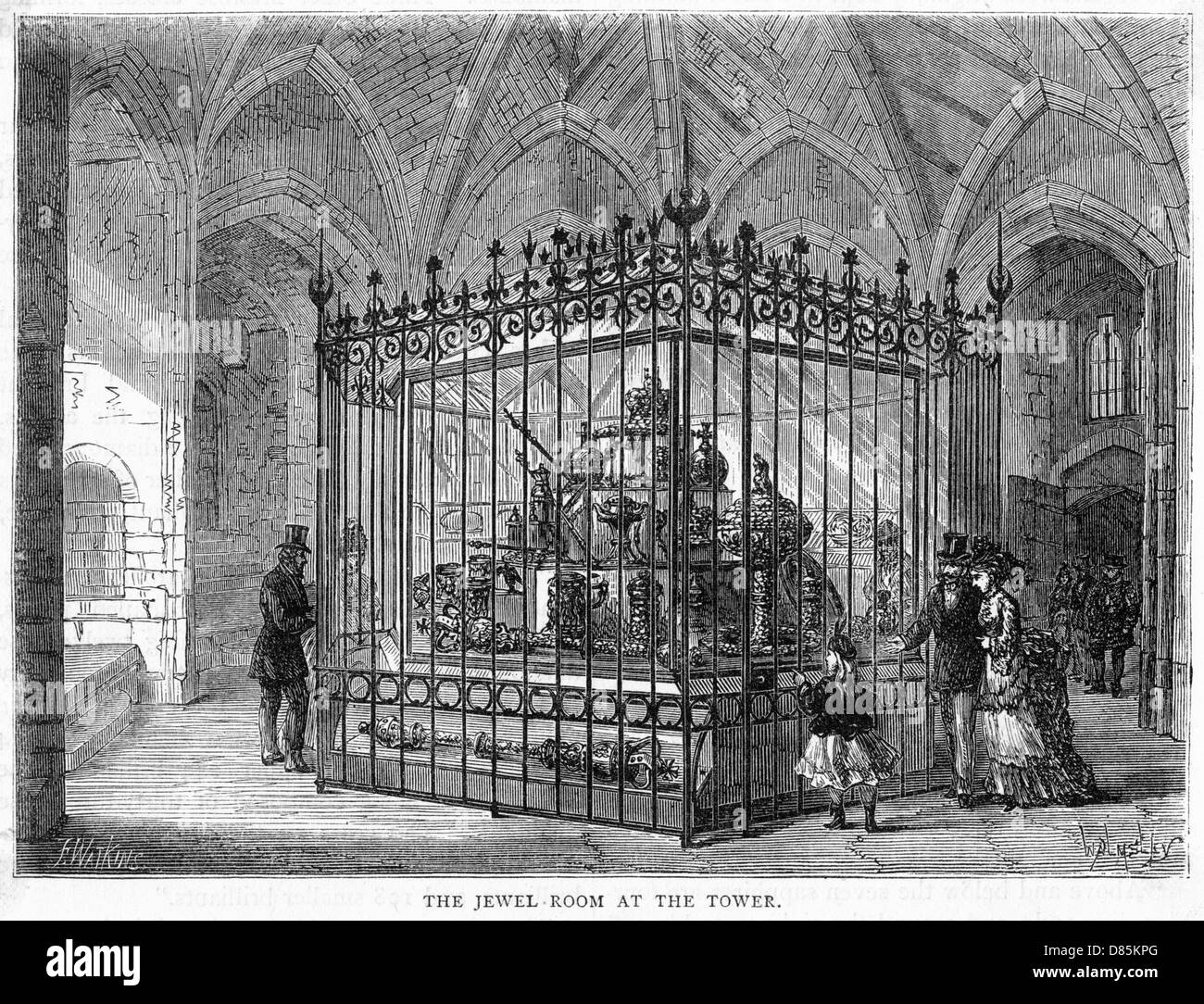 Tower of London Jewel Room Stock Photo Alamy