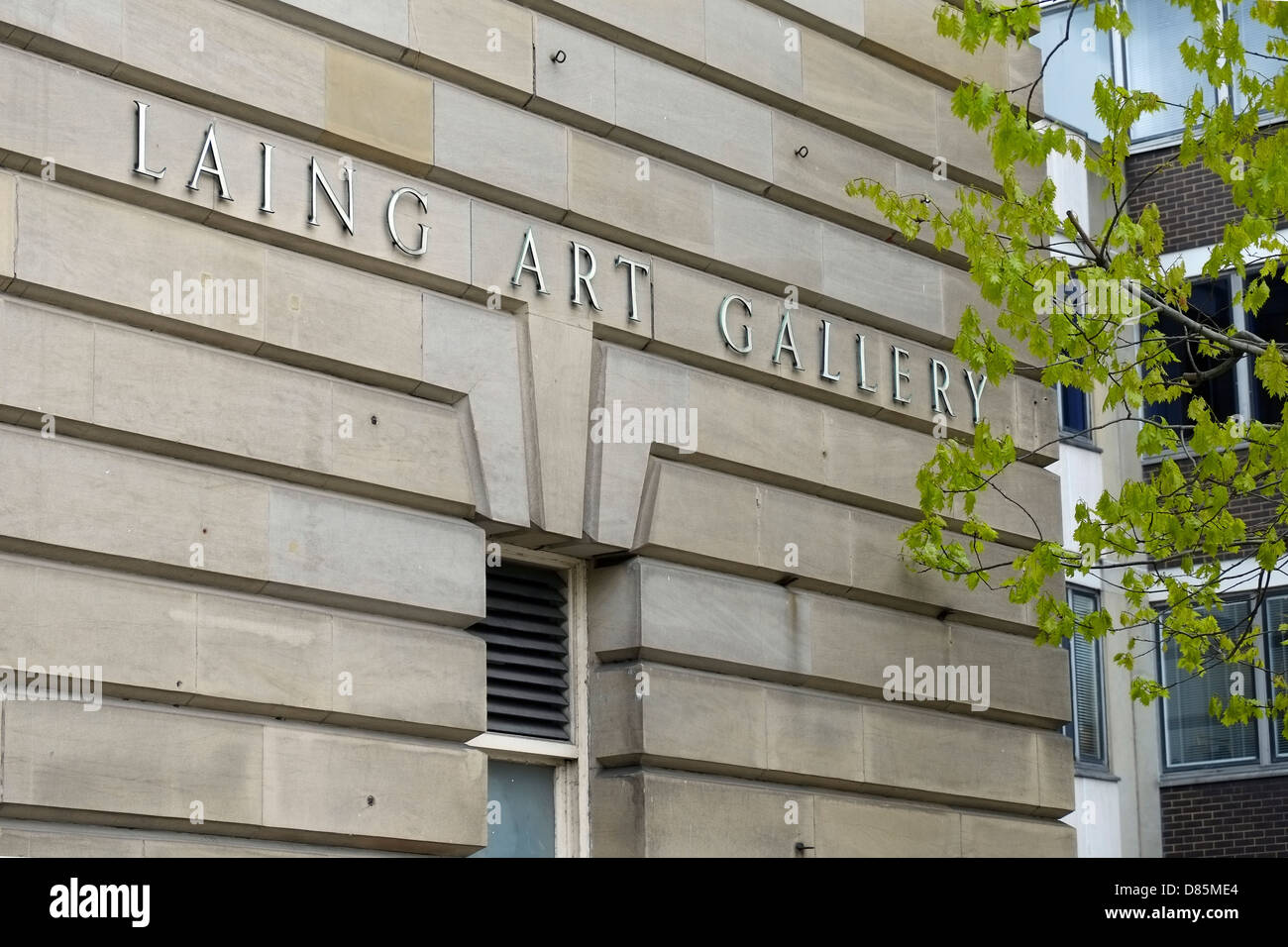 The Laing Art Gallery in the centre of Newcastle Upon Tyne Stock Photo