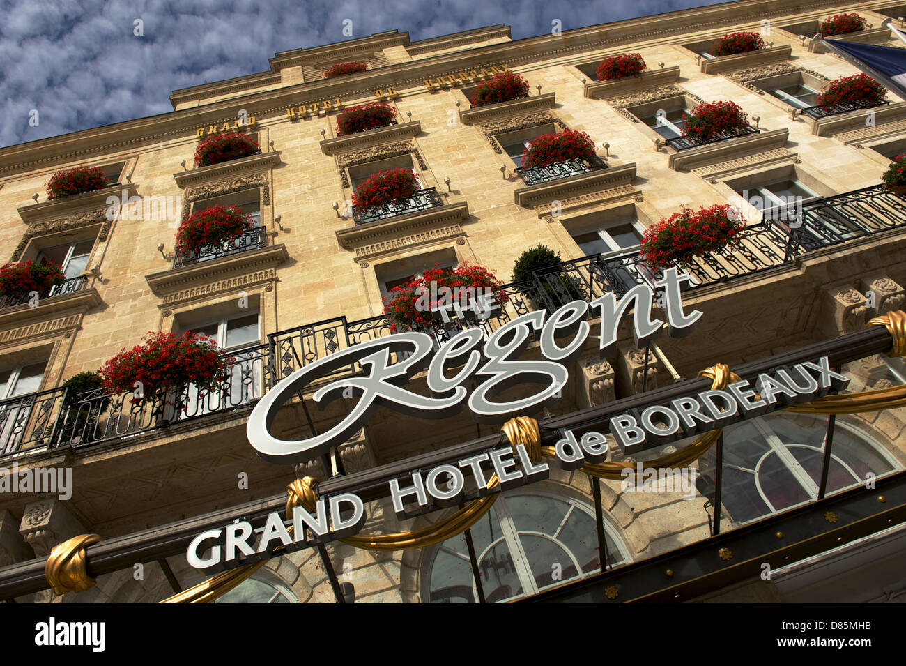 The Regent Grand Hotel in Bordeaux France Stock Photo Alamy