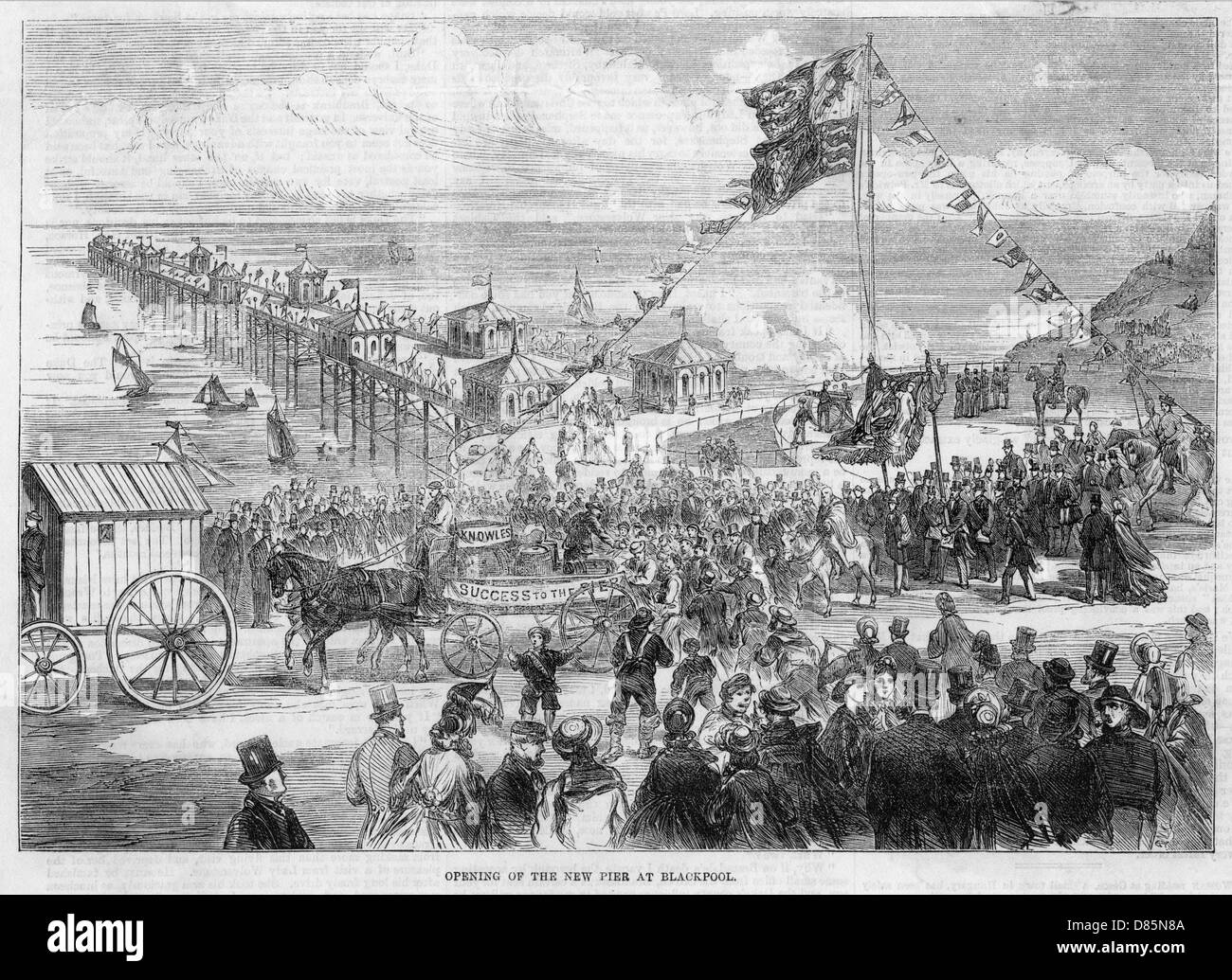 Blackpool pier opening hires stock photography and images Alamy