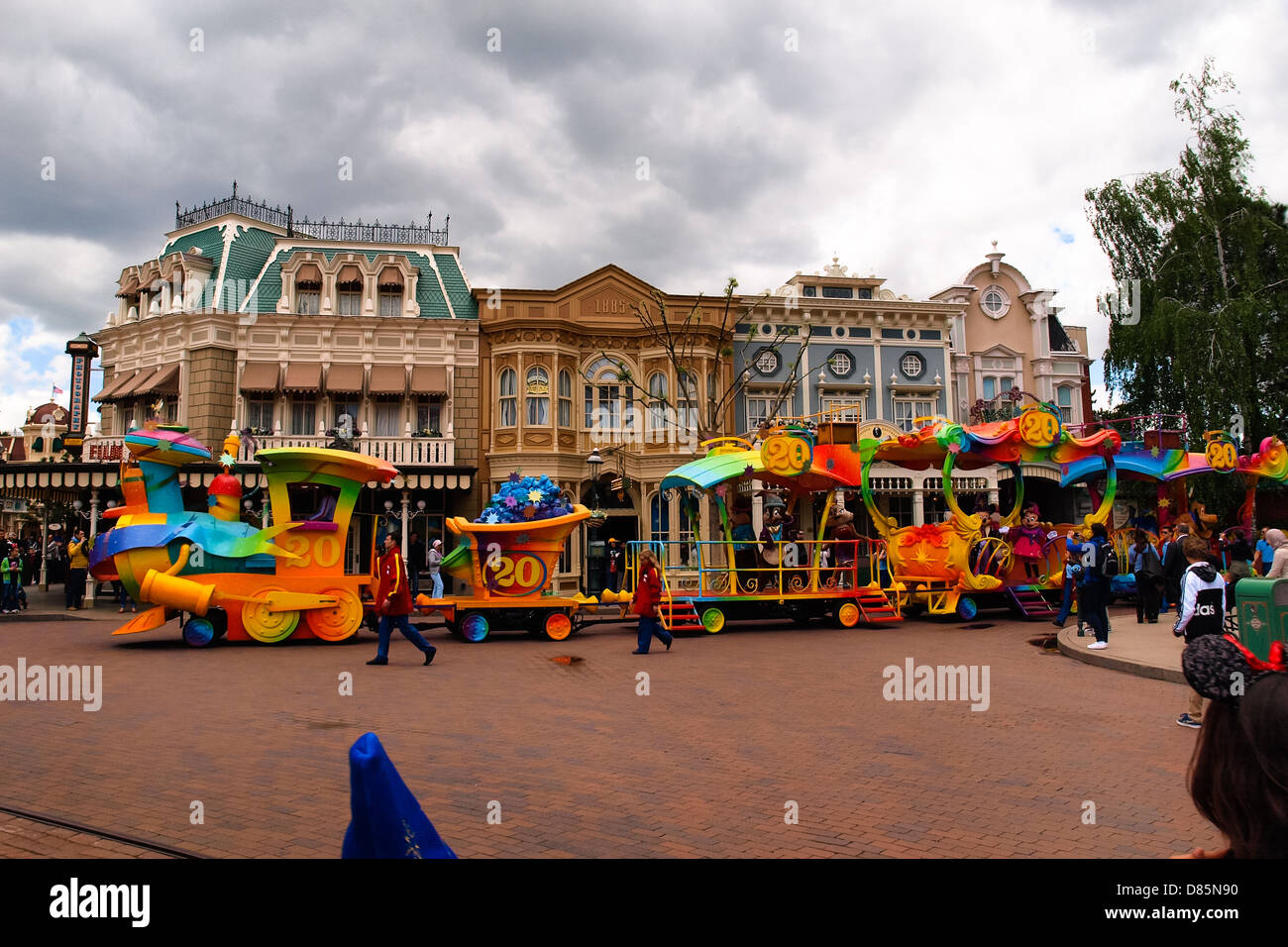 Disneyland Paris, celebration 20 train. Stock Photo