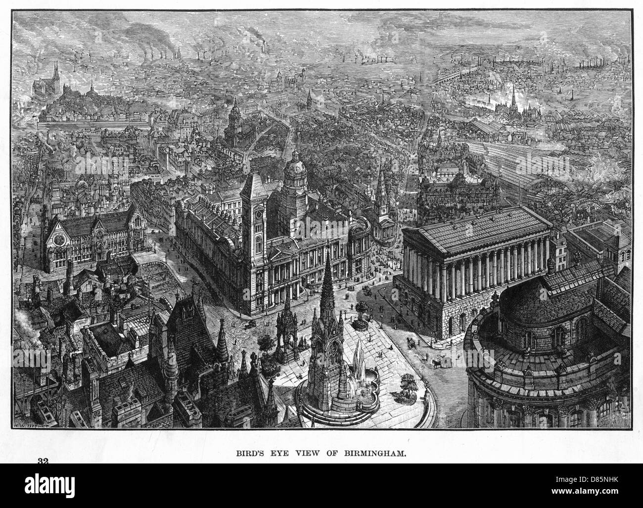 Aerial view birmingham england hires stock photography and images Alamy