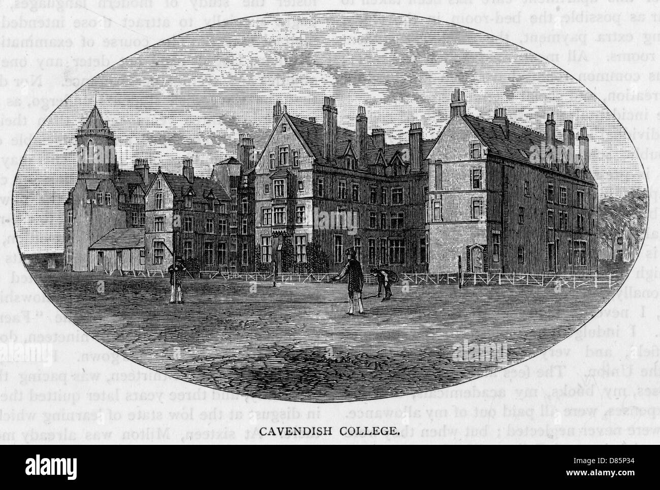Cavendish College, Cambridge Stock Photo