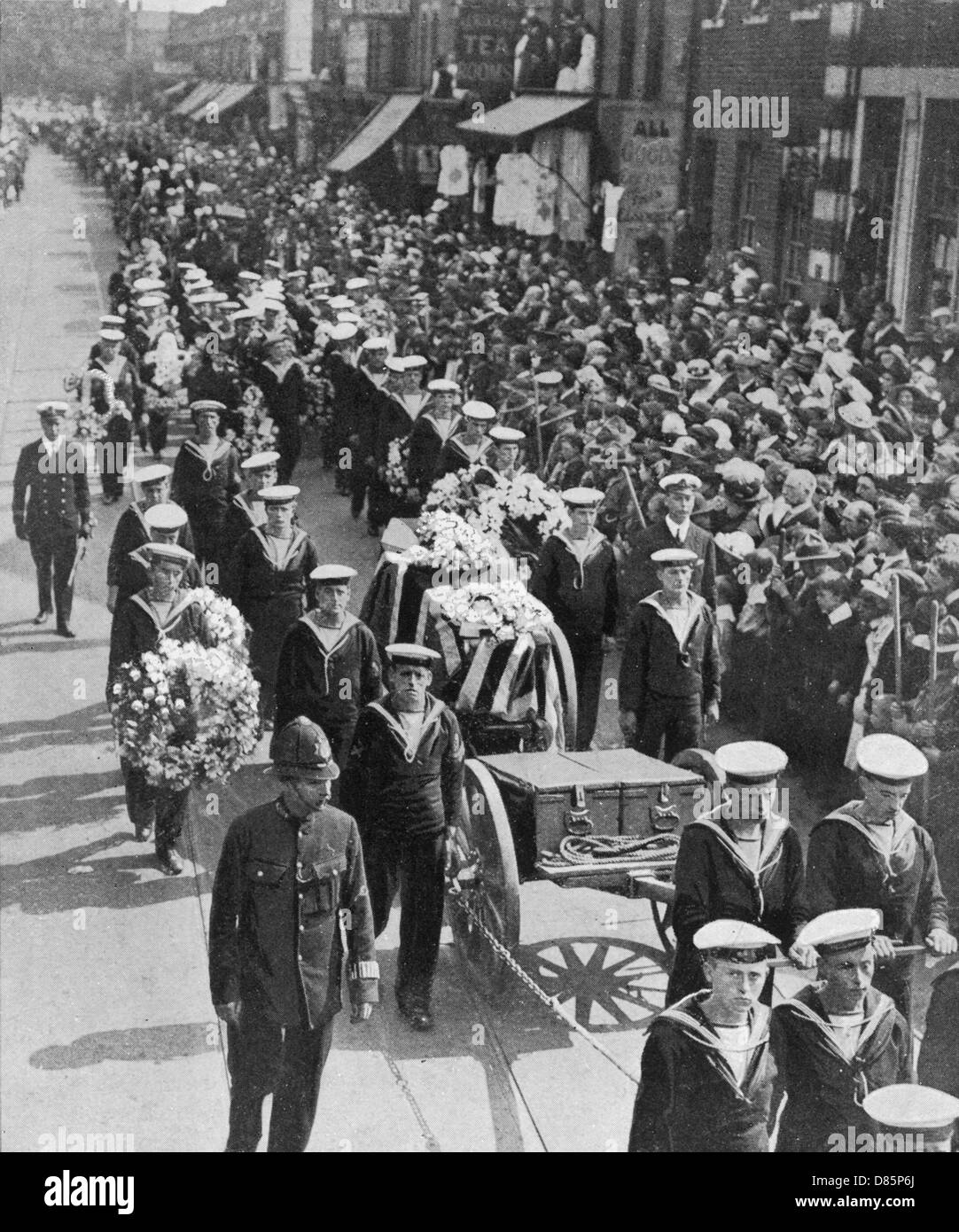 Funeral of John Cornwall Stock Photo Alamy