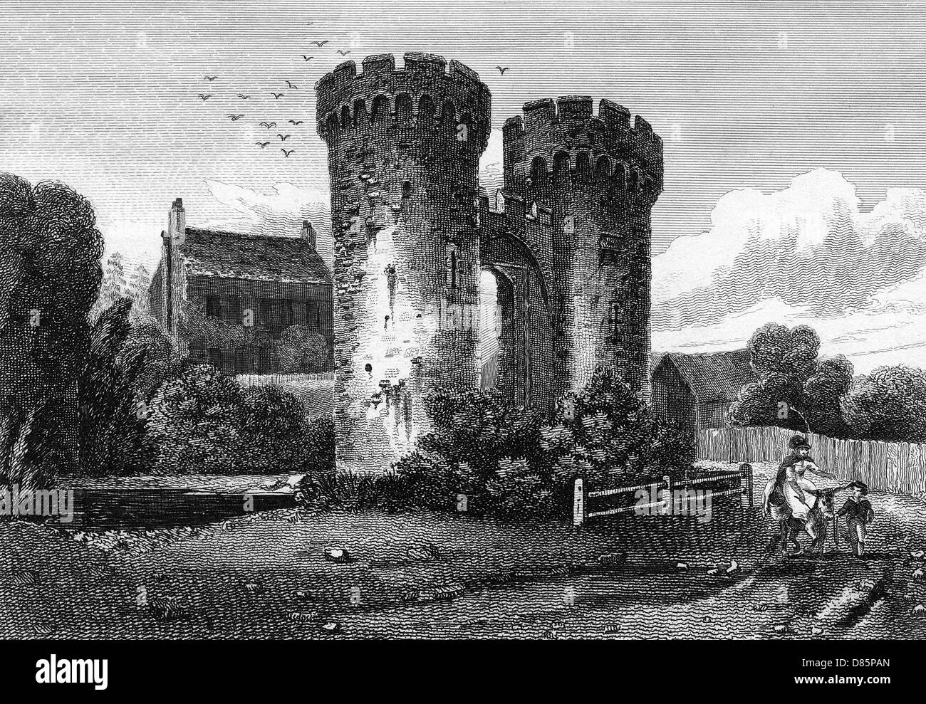 Cowling Castle Stock Photo: 56675661 - Alamy