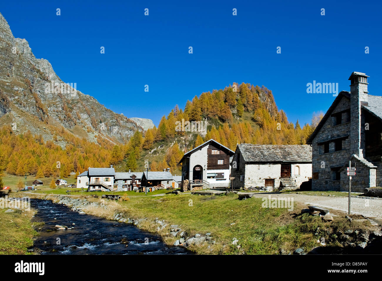 Italy Piedmont Devero alp Alpe Devero Campriolo Stock Photo - Alamy