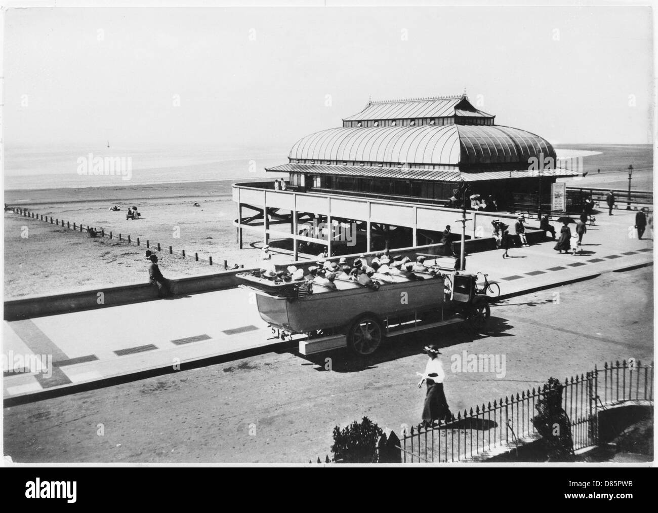 Burnham seafront Black and White Stock Photos & Images Alamy