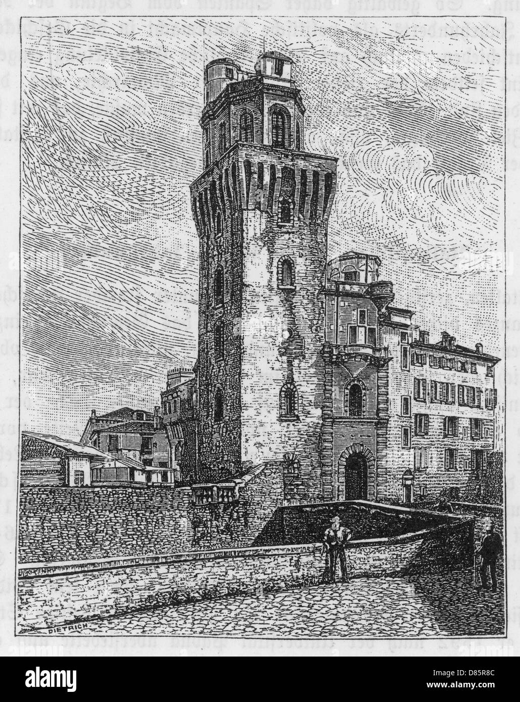 Galileo observatory at Padua Stock Photo Alamy