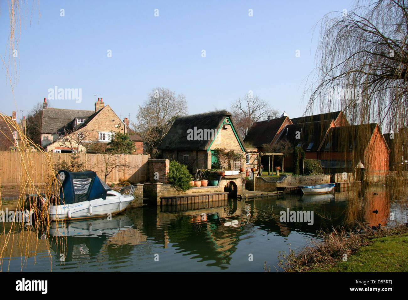 The Great River Ouse Godmanchester Stock Photo
