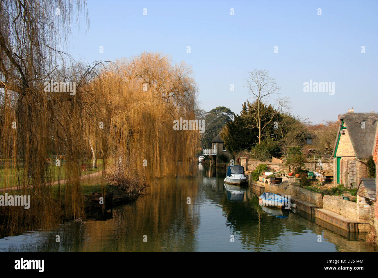 The Great River Ouse Godmanchester Stock Photo