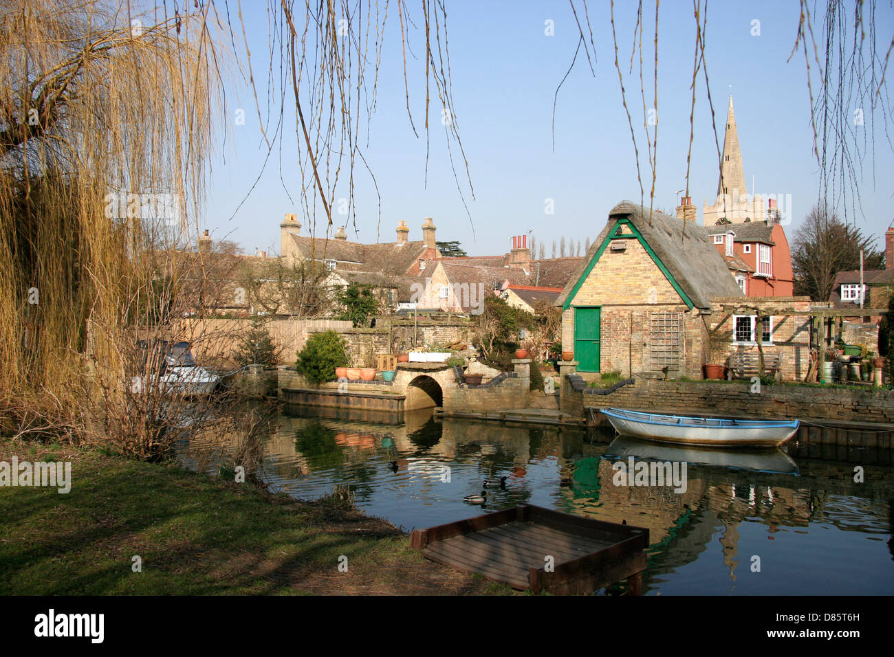 The Great River Ouse Godmanchester Stock Photo