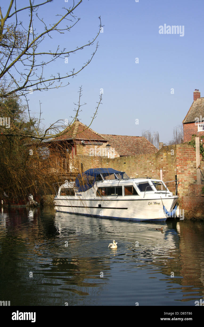 The Great River Ouse Godmanchester Stock Photo