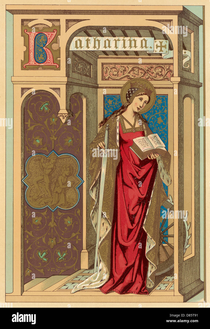 Saint catherine alexandria wheel hi-res stock photography and images ...