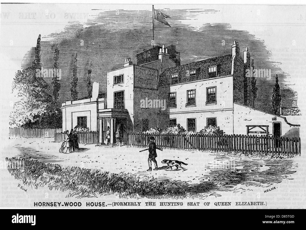 Hornsey Wood House, London Stock Photo Alamy