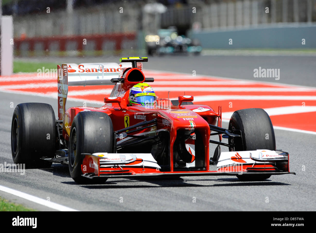 Felipe Massa (BRA), Ferrari F138 during the Spanish Formula One Grand Prix  Race 2013 Stock Photo - Alamy