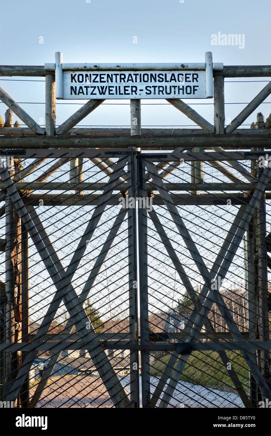 France Alsace Natzweiler Struthof camp Stock Photo