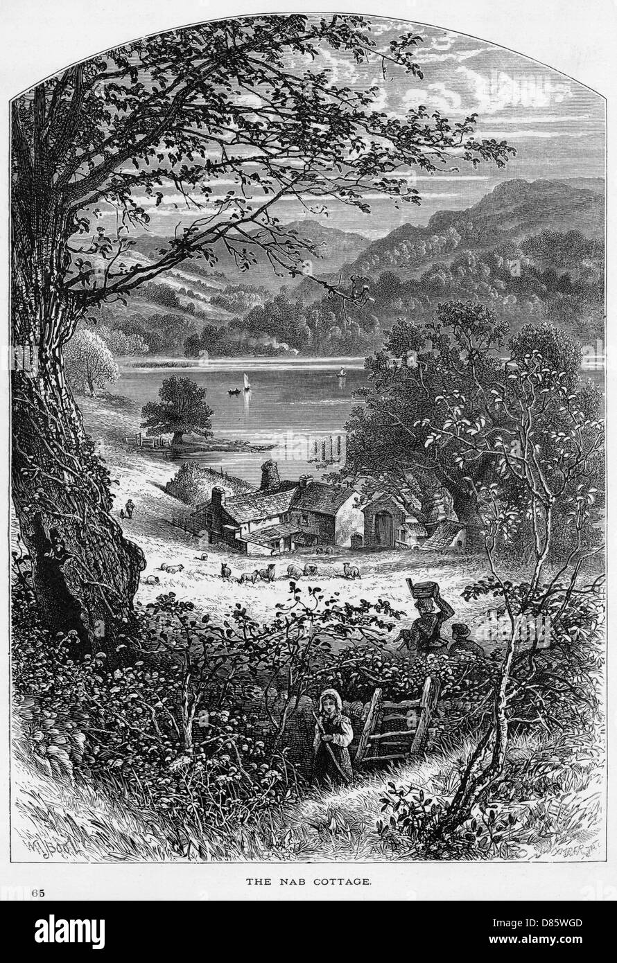 Nab Cottage, Ambleside, Lake District Stock Photo Alamy