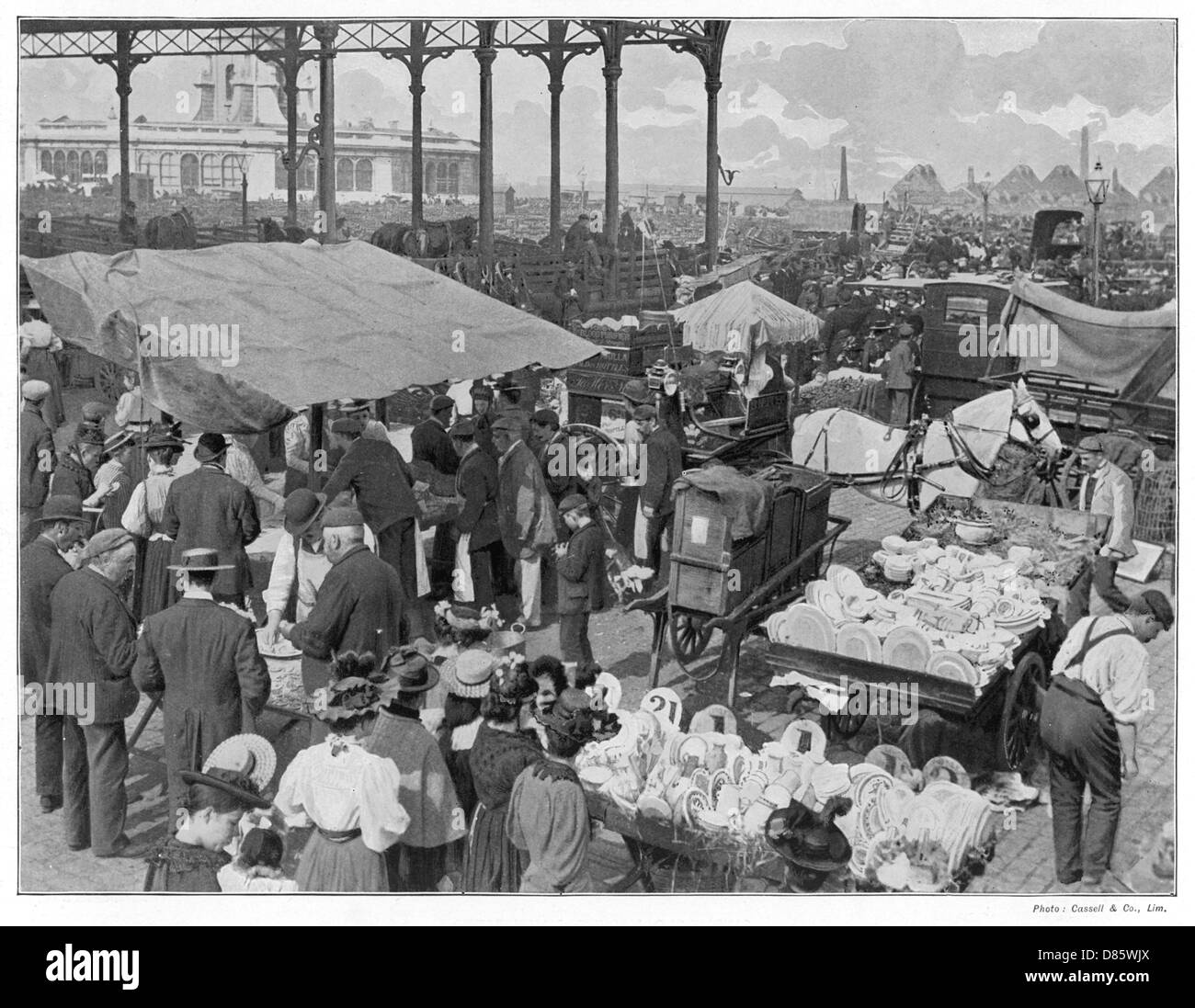 Islington Market, London Stock Photo Alamy