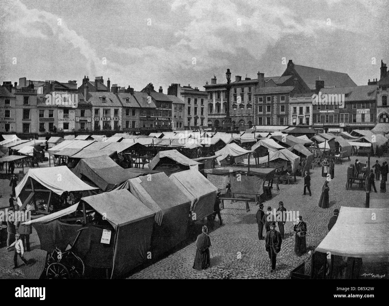 Northampton market stalls hires stock photography and images Alamy