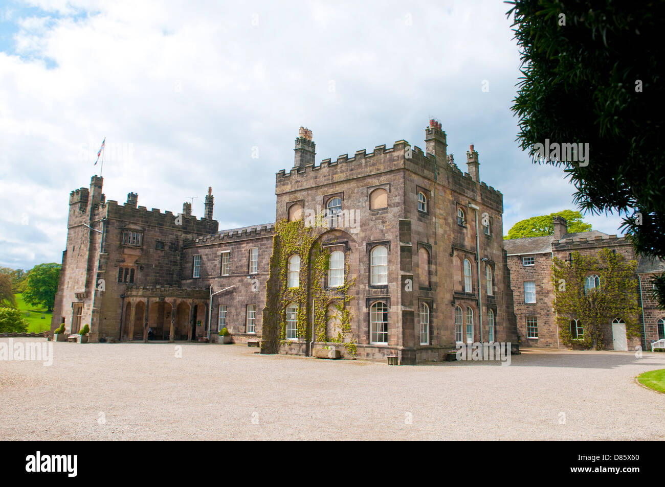Ripley Castle and gardens at Ripley, North Yorkshire Stock Photo Alamy