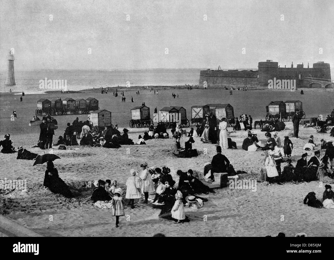 New Brighton Merseyside Stock Photo Alamy