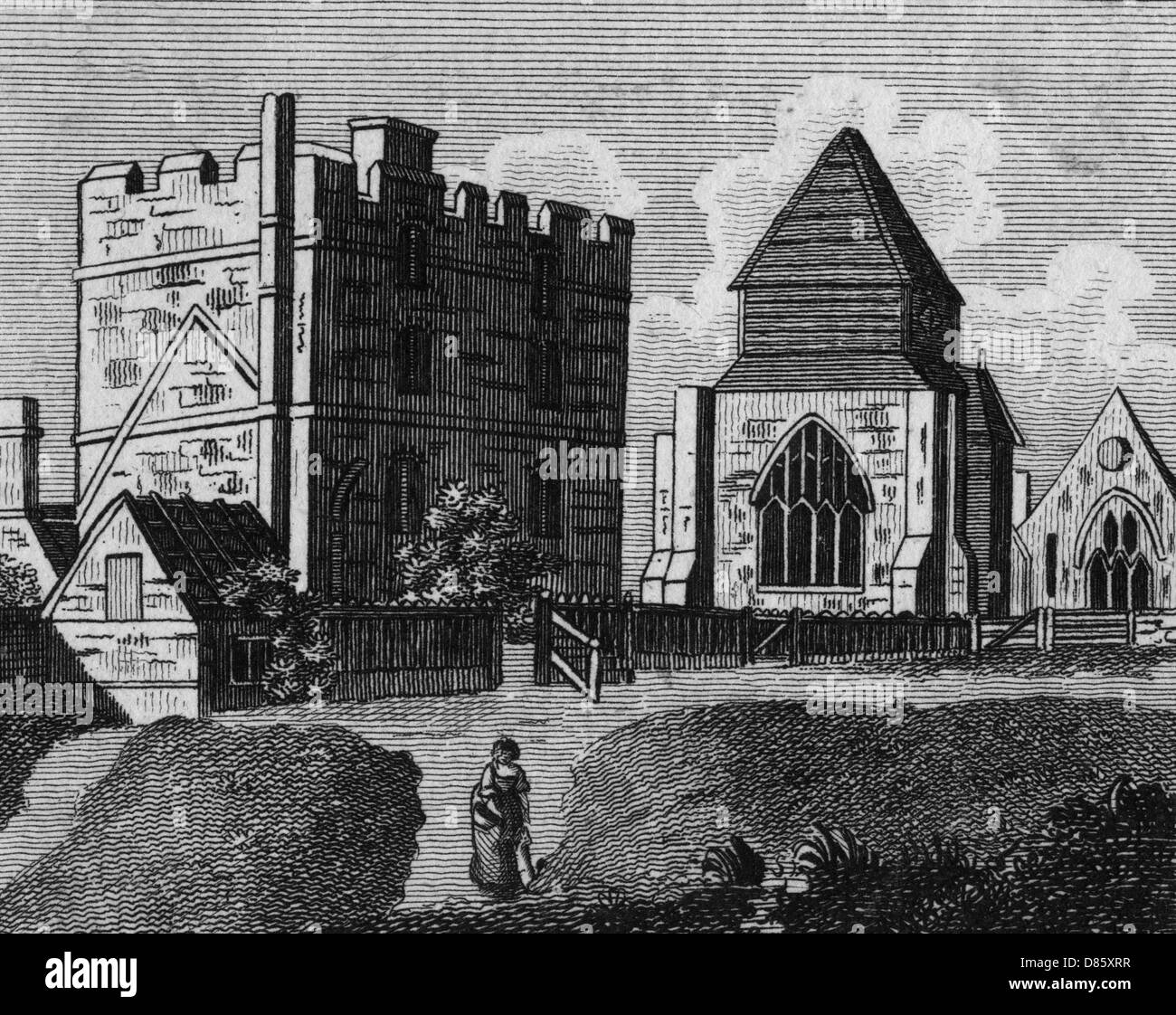 Minster Monastery, Kent Stock Photo Alamy