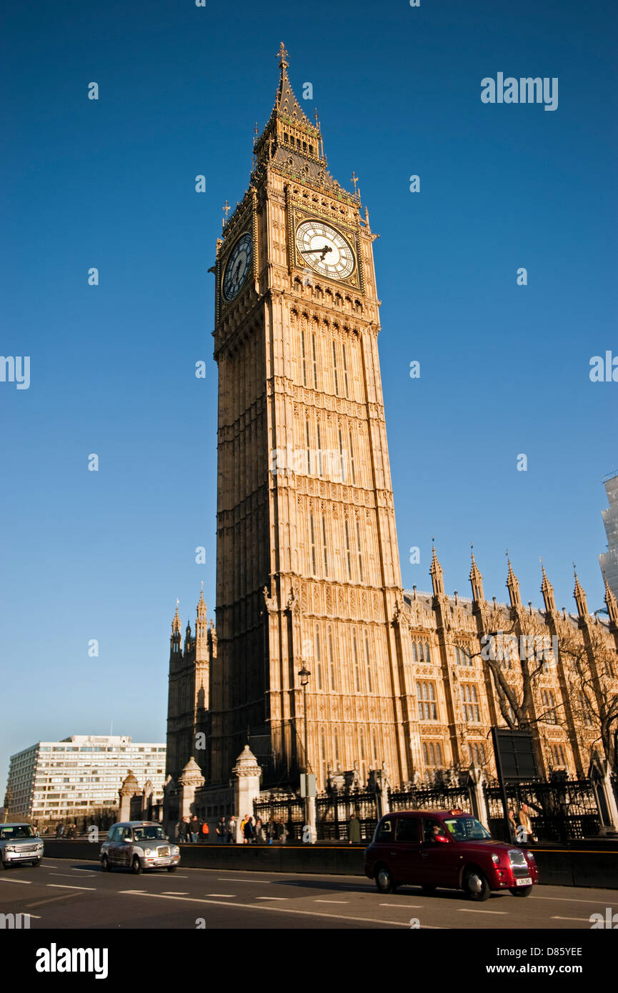 Big Ben Tower London England Stock Photo