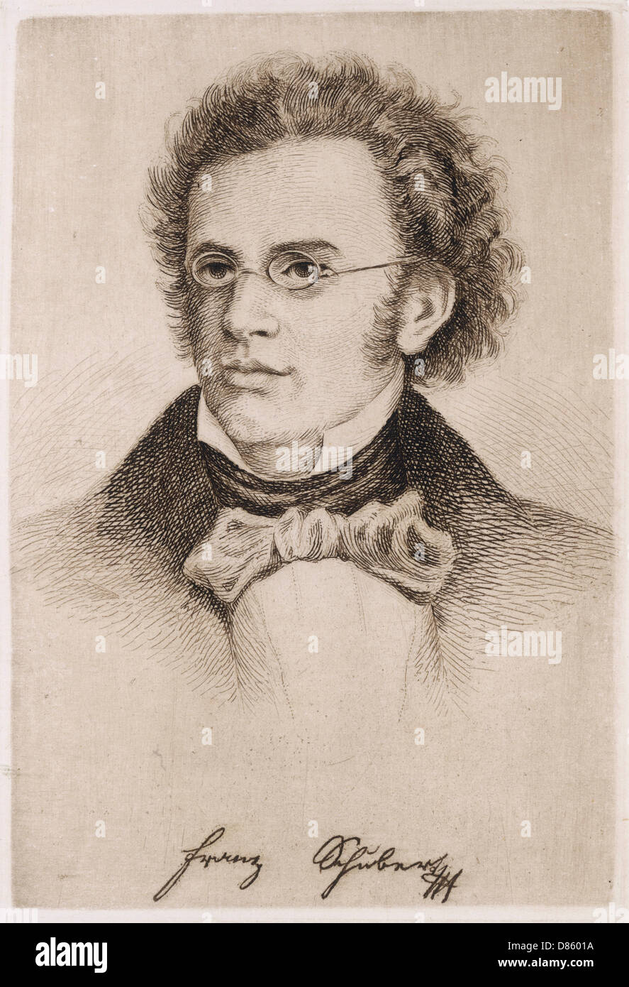 Franz Schubert Stock Photo
