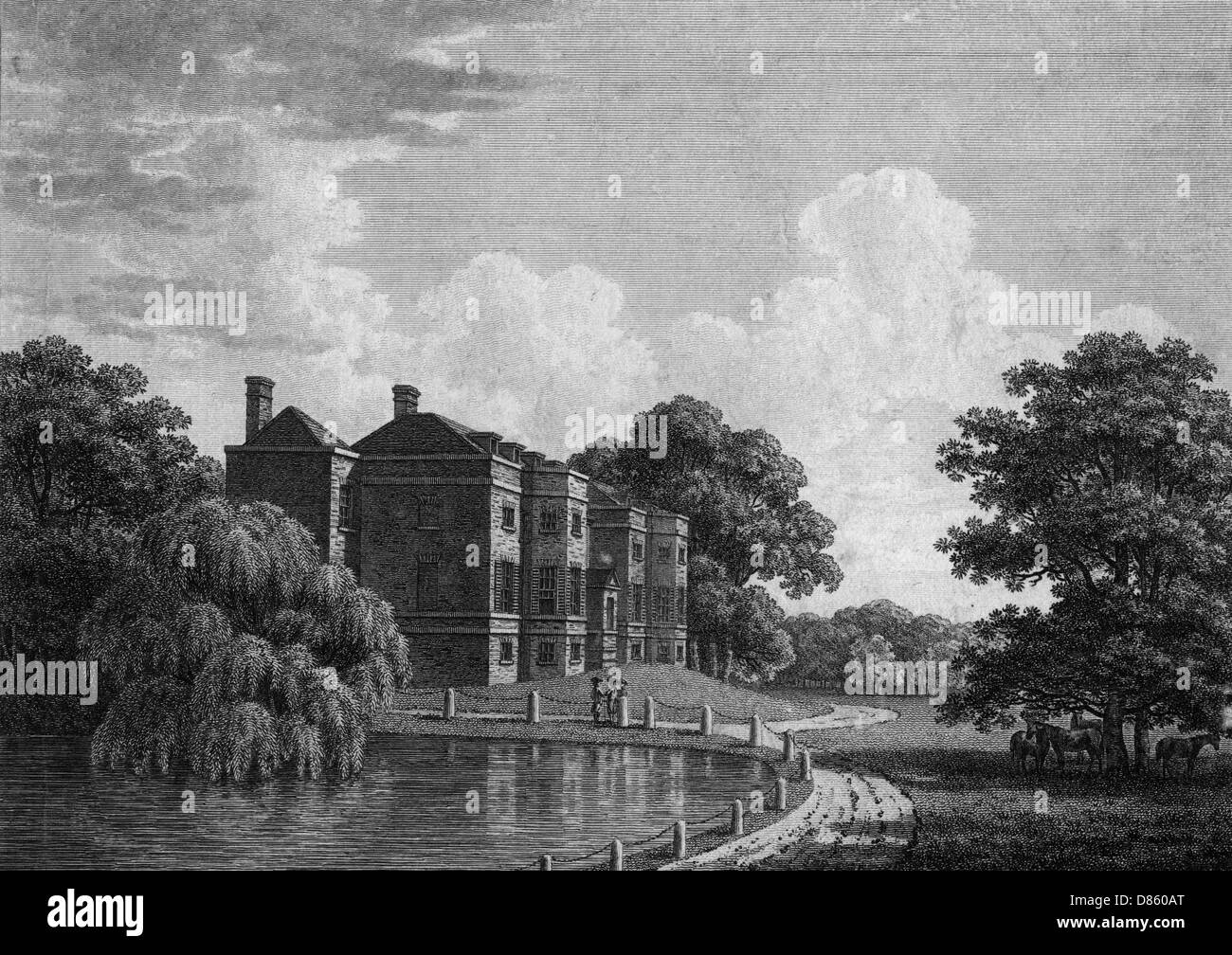 Richmond park lodge Black and White Stock Photos & Images - Alamy