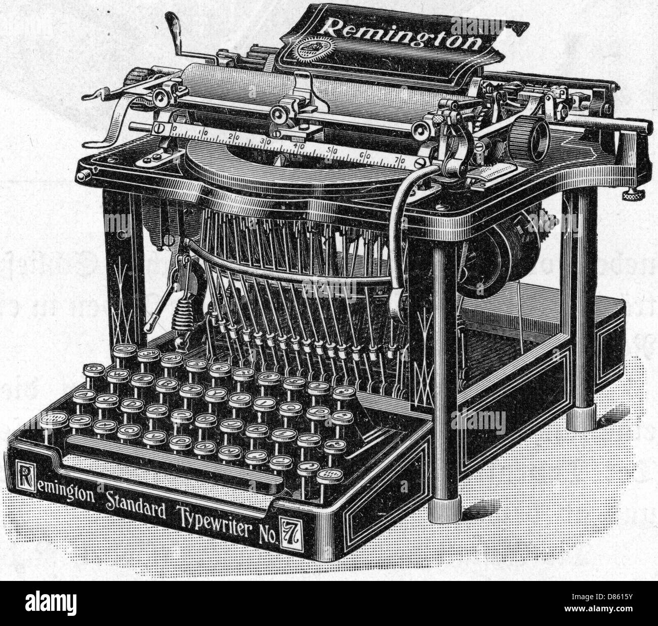 Remington Standard Typewriter No. 7 Stock Photo Alamy