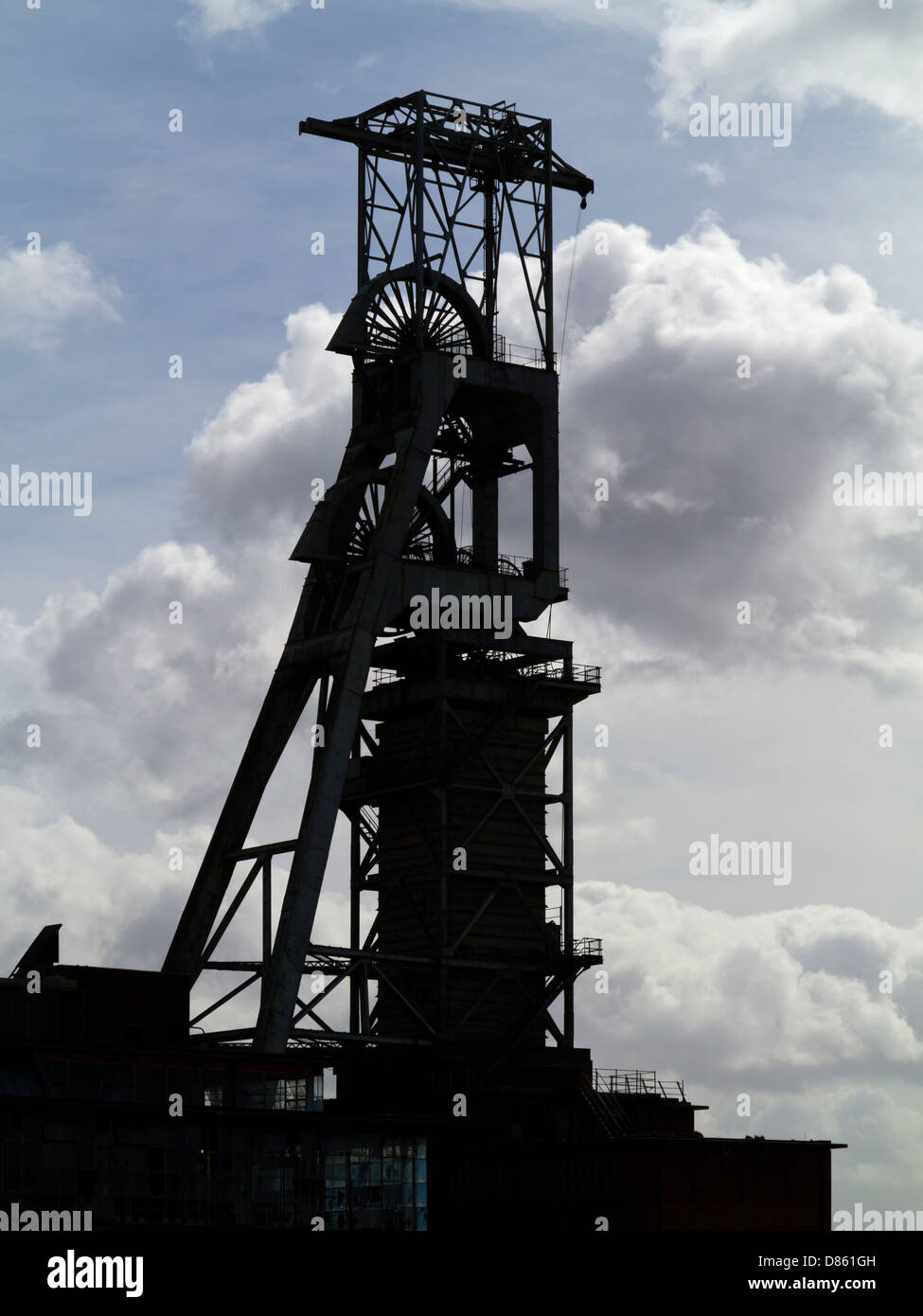 Clipstone colliery in Nottinghamshire England UK which closed in 2003