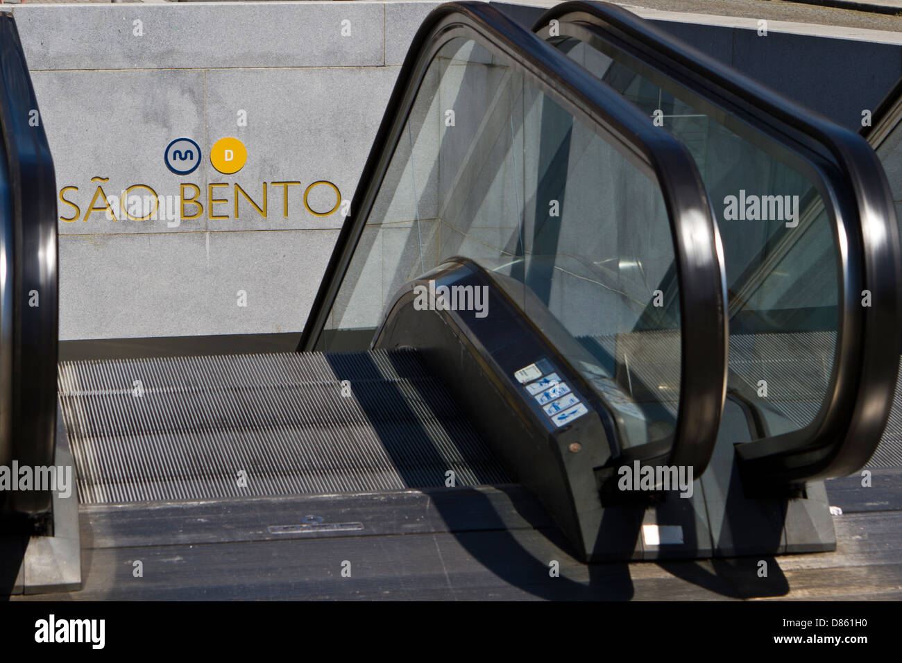 Sao Bento metro station, Porto Portugal Stock Photo