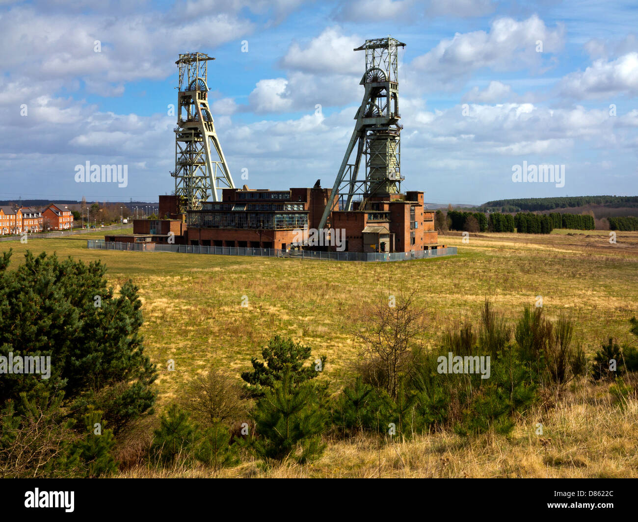 Clipstone colliery in Nottinghamshire England UK which closed in 2003