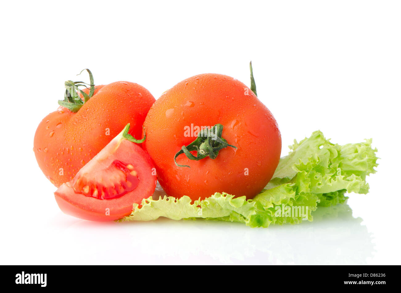 Red tomatoes isolated on white background Stock Photo - Alamy