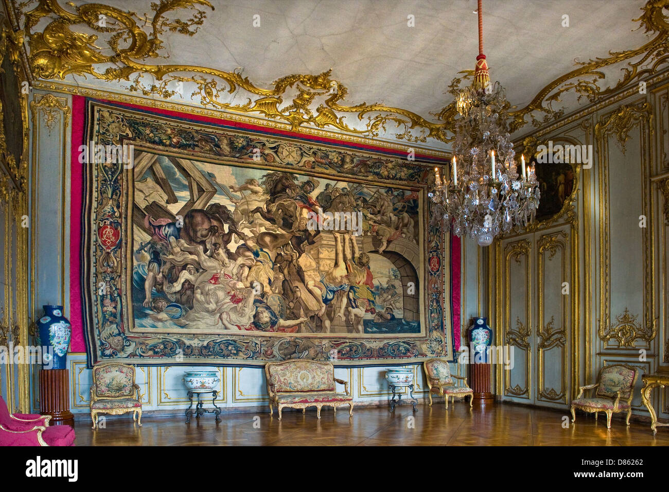 France Alsace Strasbourg Rohan palace Museum of Decorative Arts Stock