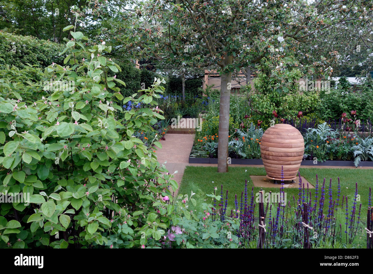 The Homebase Garden, Exhibitor: Homebase, Designer: Adam Frost. Chelsea Flower Show 2013 Stock Photo