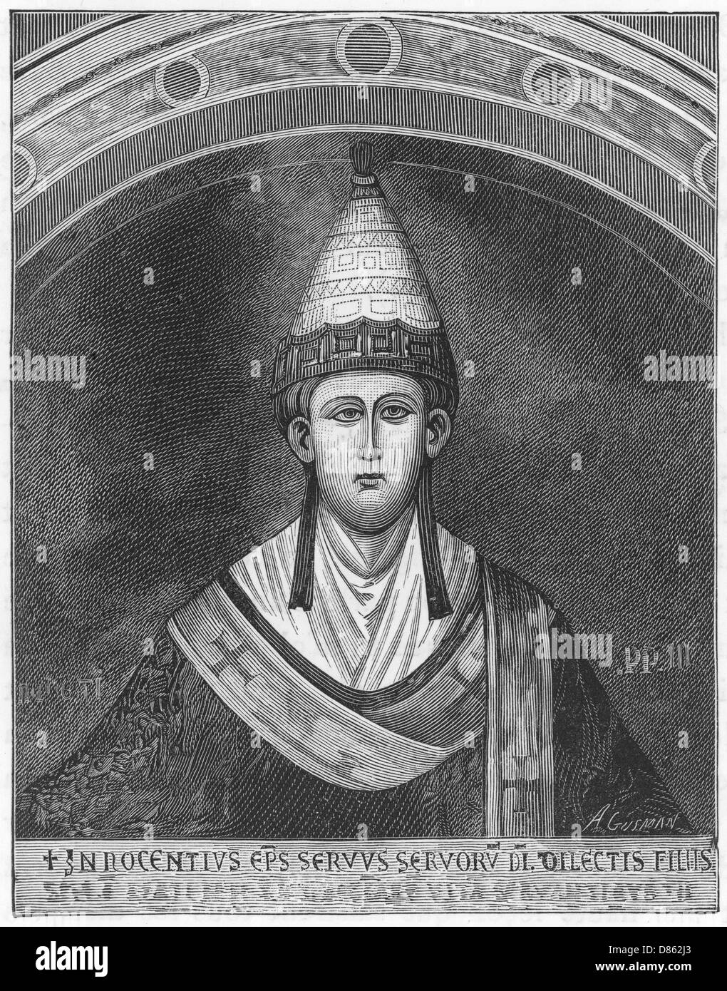 Pope Innocens III Stock Photo