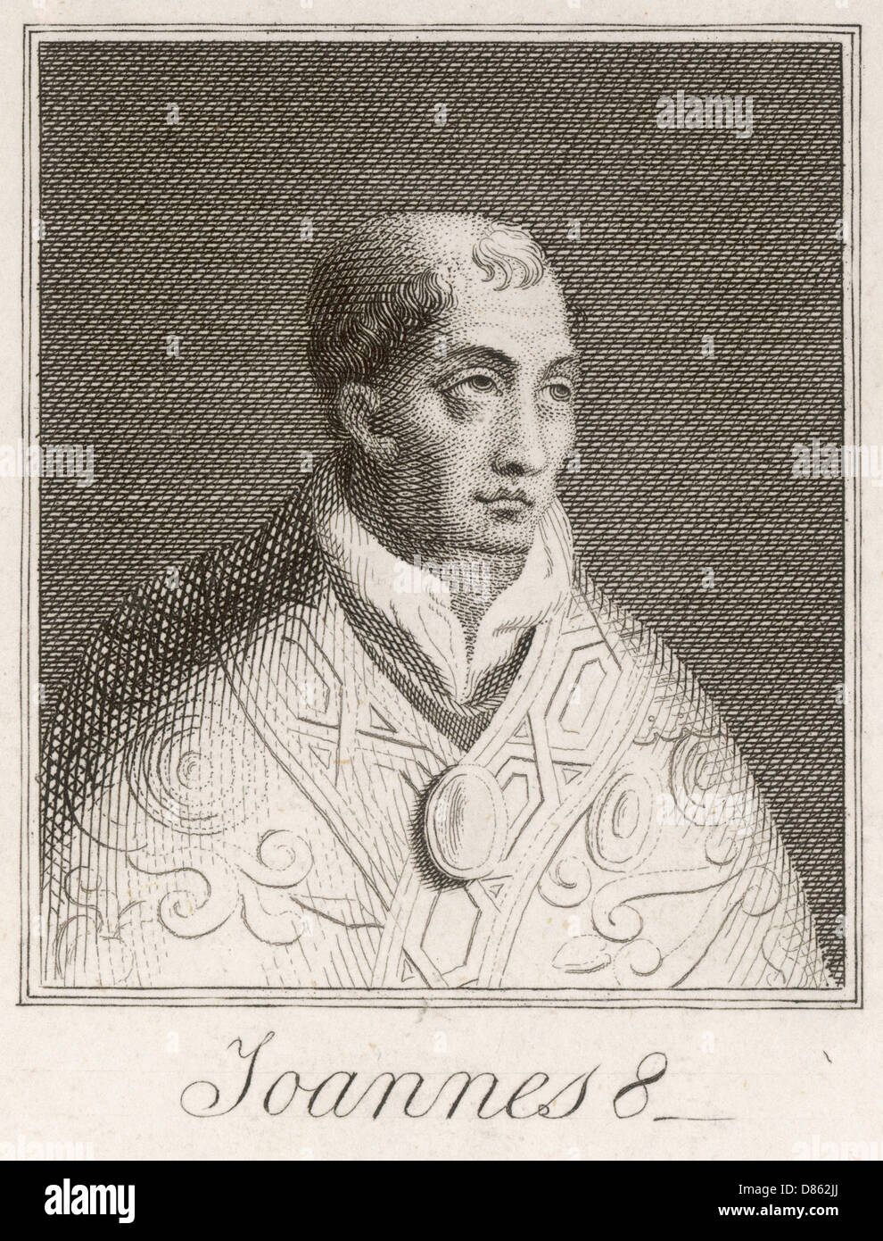 Pope Joannes VIII Stock Photo - Alamy
