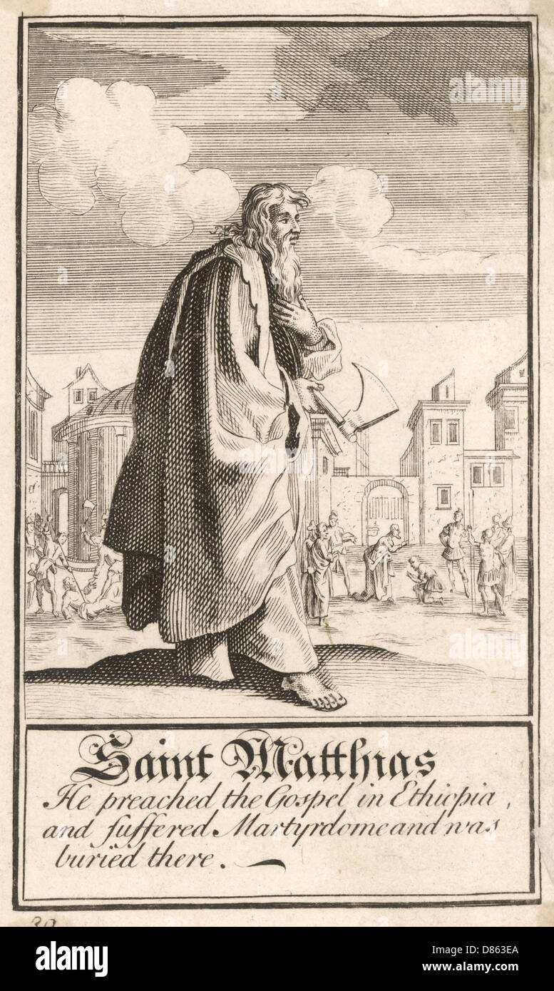 Saint Matthias Martyr Stock Photo