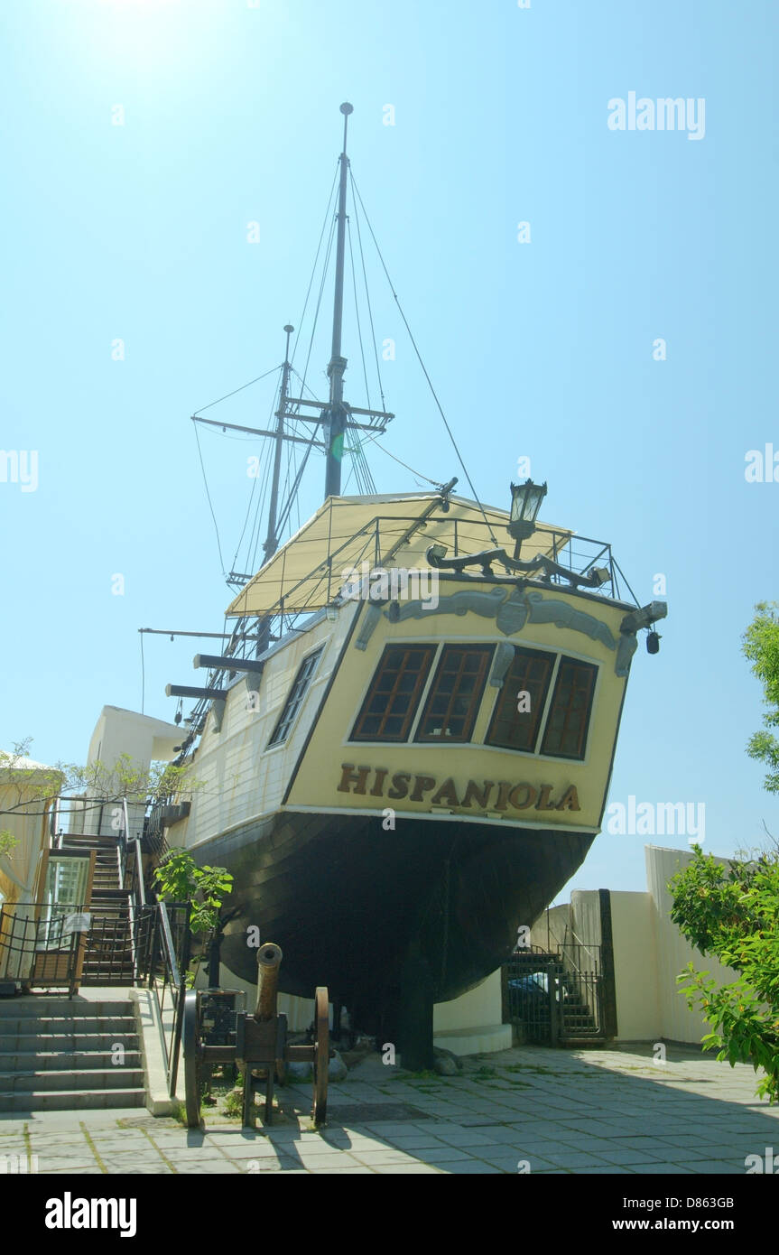 Restaurant Espanola, Yalta, Crimea, Ukraine, Eastern Europe Stock Photo