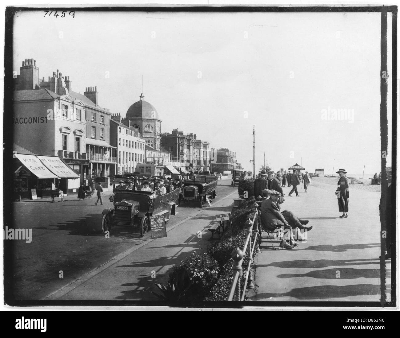 East Parade at Worthing, West Sussex Stock Photo