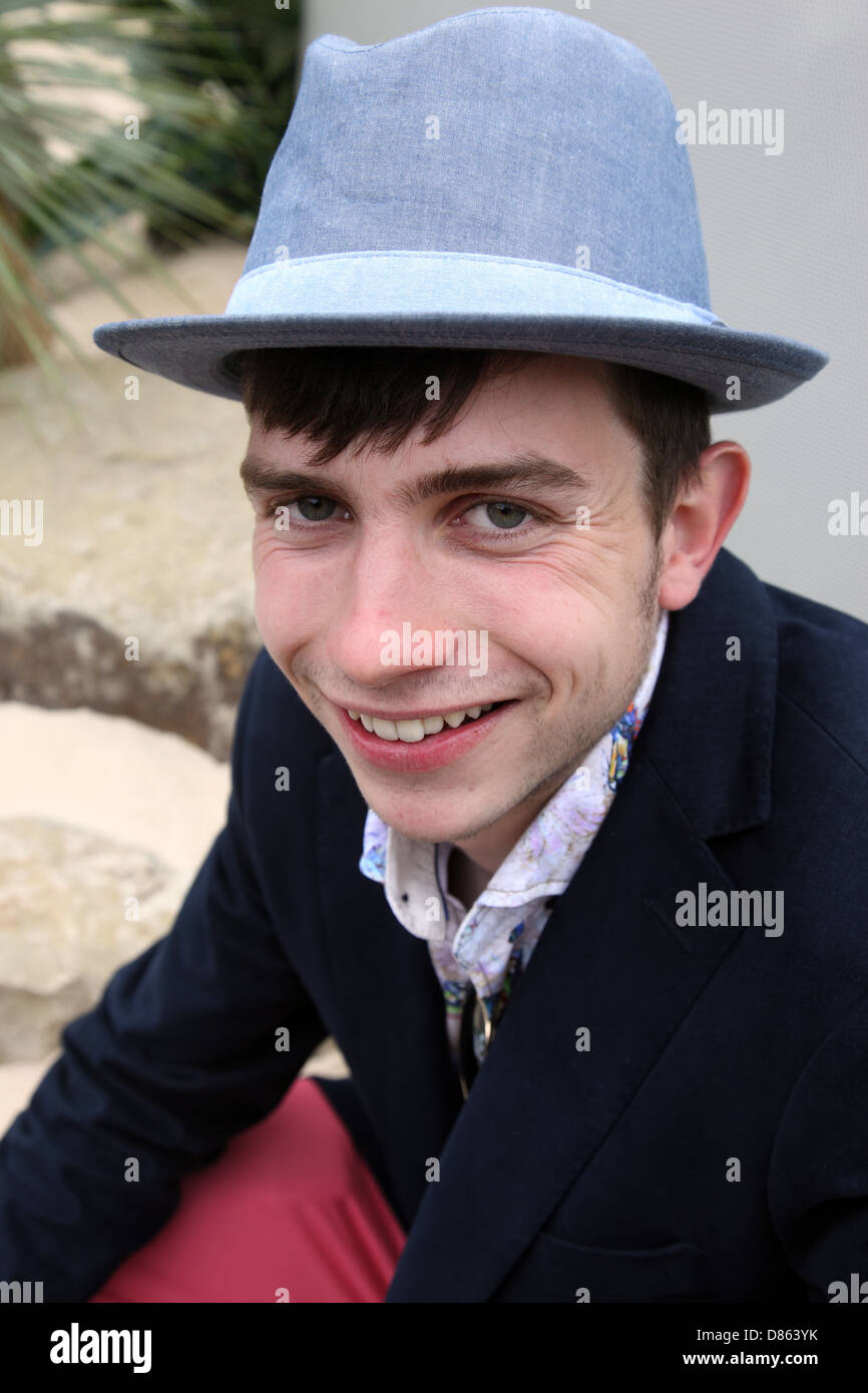 Jack Dunckley, award-winning young garden designer making his debut at the RHS Chelsea Flower Show 2013 Stock Photo