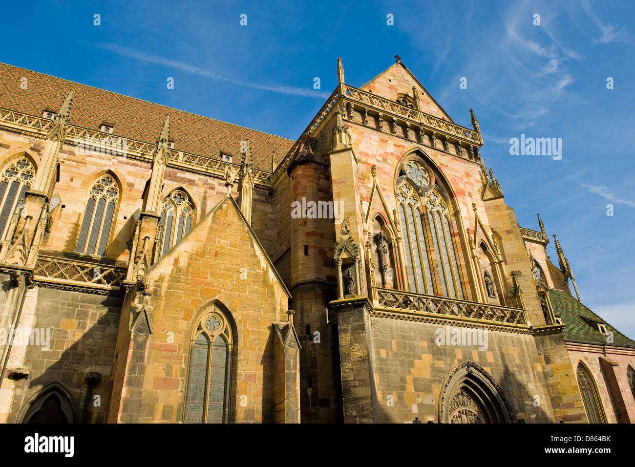 France Alsace Colmar Saint Martin church Stock Photo